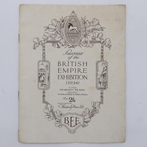 171 - A4 size souvenir programme for the 1924 British Empire Exhibition in good condition, profusely illus... 