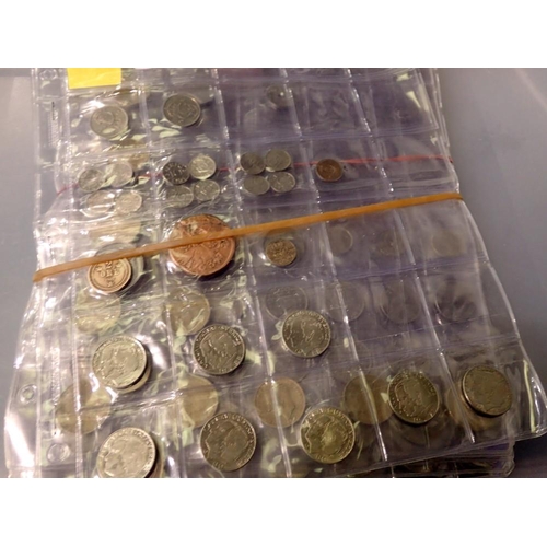 1159 - Collection of coins in folder pages, Spain and Sweden. UK P&P Group 2 (£20+VAT for the first lot and... 