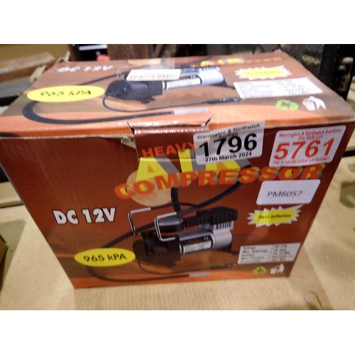 1796 - Air compressor 965 KPA. Not available for in-house P&P