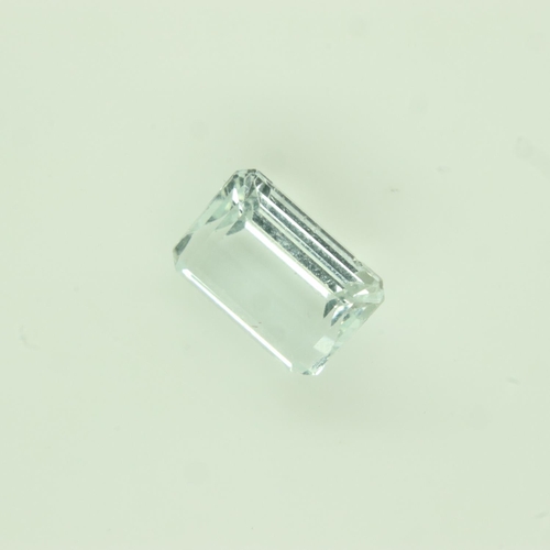 74 - Loose natural emerald cut aquamarine: 2.44ct. UK P&P Group 0 (£6+VAT for the first lot and £1+VAT fo... 