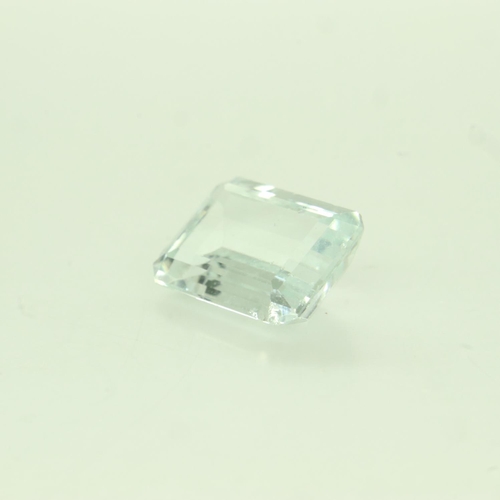 74 - Loose natural emerald cut aquamarine: 2.44ct. UK P&P Group 0 (£6+VAT for the first lot and £1+VAT fo... 