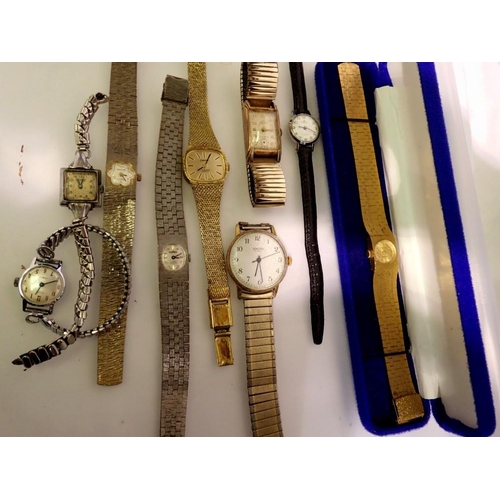 1078 - Ladies and gents mechanical wristwatches including a vintage Sekonda example. UK P&P Group 1 (£16+VA... 