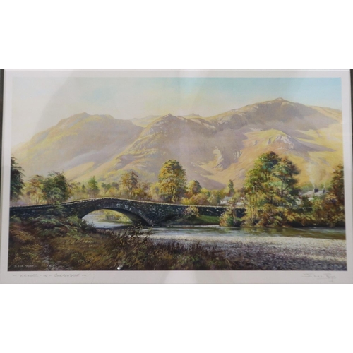 2024 - J Lee Payne (contemporary): three artist signed prints, Wast Water, Autumn Morning Grasmere and Gran... 