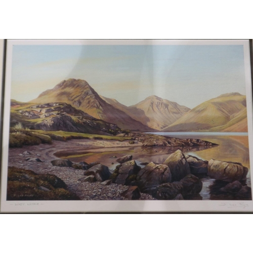 2024 - J Lee Payne (contemporary): three artist signed prints, Wast Water, Autumn Morning Grasmere and Gran... 