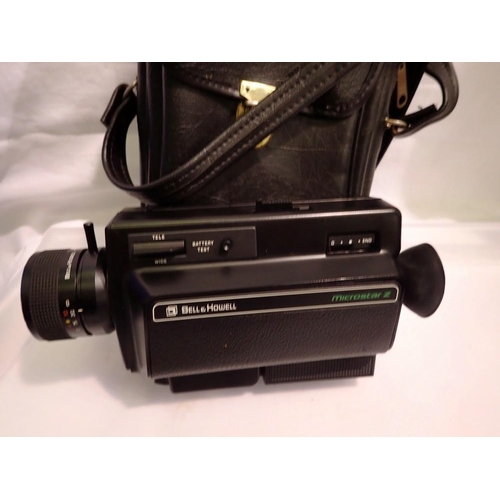 1116 - Bell & Howell microstar Z camcorder in leather carry case. K P&P Group 1 (£16+VAT for the first lot ... 