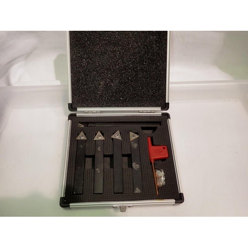 1156 - Five piece boring tool set. UK P&P Group 1 (£16+VAT for the first lot and £2+VAT for subsequent lots... 