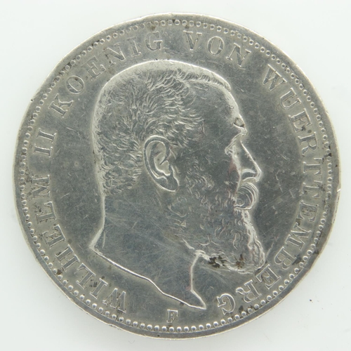 190 - Silver Deutsches Reich 1912 Drei mark coin. UK P&P Group 1 (£16+VAT for the first lot and £2+VAT for... 