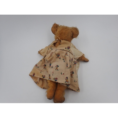 2059 - Rose Pedigree Bear with rose pin on Snow white disney dress. No tags. Signs of age related wear, sti... 