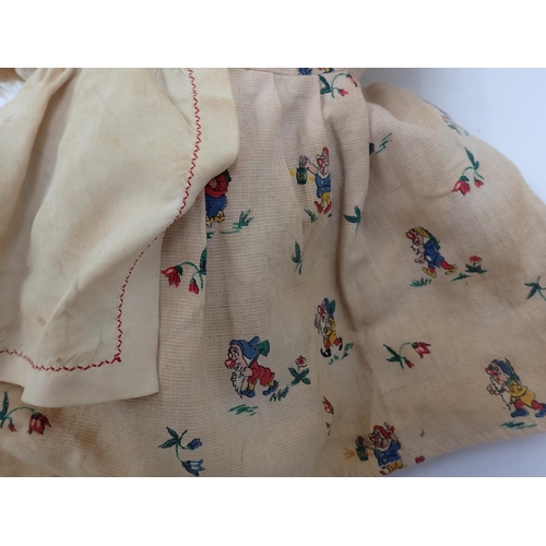 2059 - Rose Pedigree Bear with rose pin on Snow white disney dress. No tags. Signs of age related wear, sti... 