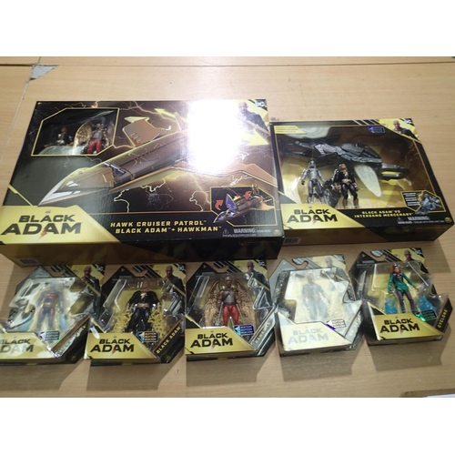 2379 - Black Adam action figures. UK P&P Group 2 (£20+VAT for the first lot and £4+VAT for subsequent lots)