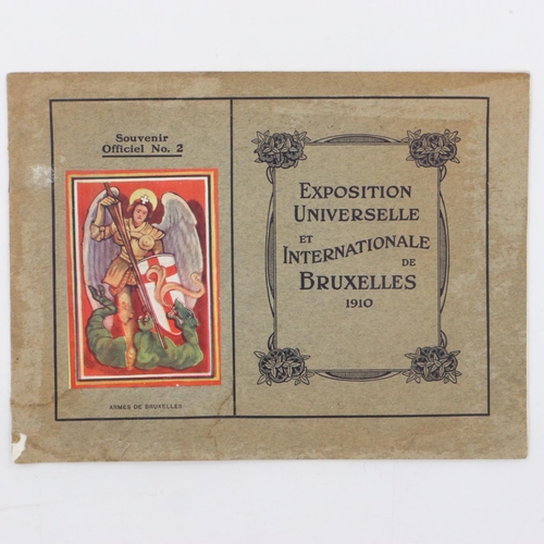 194 - 1910 Exposition Universelle et Internationale de Bruxelles official souvenir brochure No 2. UK P&P G... 