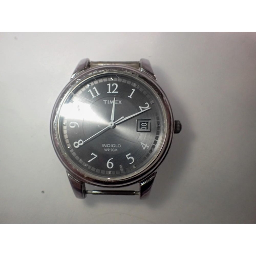 1088 - Timex Indigo wristwatch head, requires battery. UK P&P Group 1 (£16+VAT for the first lot and £2+VAT... 