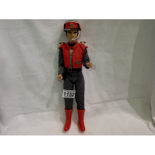 1152 - Captain Scarlett talking doll. UK P&P Group 2 (£20+VAT for the first lot and £4+VAT for subsequent l... 