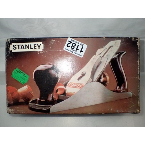 1182 - Boxed Stanley Bailey No. 5 plane. Not available for in-house P&P