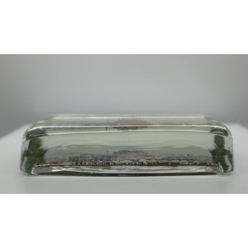 200 - Rectangular glass paperweight for the 1926 Sesqui-Centennial exposition featuring the Independence H... 