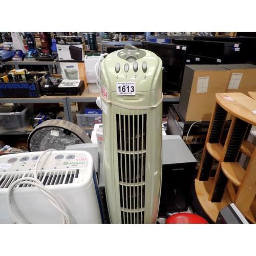 1613 - Tesco tower fan, model TF37. Not available for in-house P&P