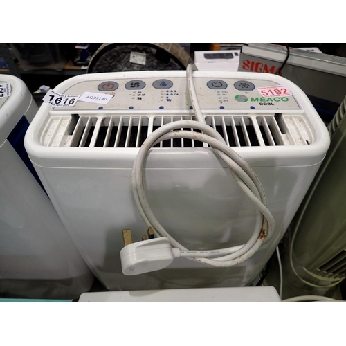 1616 - Meaco DD8L dehumidifier 1hr-8hrs. All electrical items in this lot have been PAT tested for safety a... 