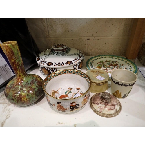 1672 - Mixed ceramics to include Oriental. Not available for in-house P&P