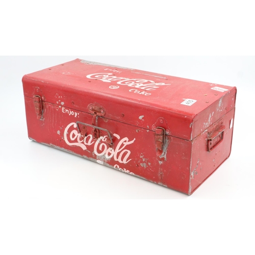 415 - Red Coca-Cola cool box, 53 x 25 x 20 cm. Not available for in-house P&P