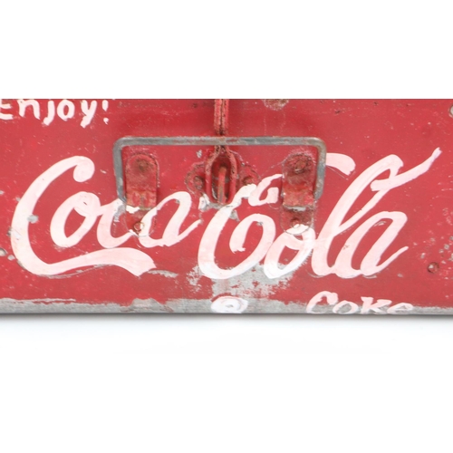 415 - Red Coca-Cola cool box, 53 x 25 x 20 cm. Not available for in-house P&P