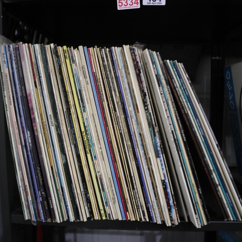 434 - Approximately one hundred rock and pop LPs including Fleetwood Mac. Not available for in-house P&P