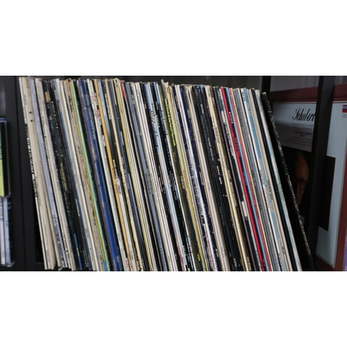 439 - Approximately one hundred mixed rock and pop LPs. Not available for in-house P&P
