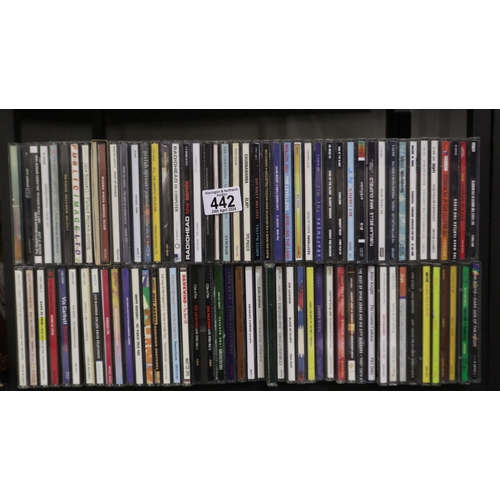 442 - Ninety mixed rock and pop CDs. Not available for in-house P&P