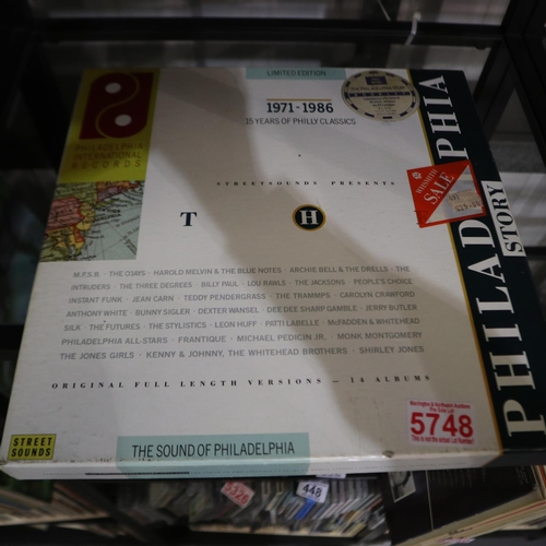 446 - Boxed fourteen LP set of The Philadelphia Story. UK P&P Group 2 (£20+VAT for the first lot and £4+VA... 