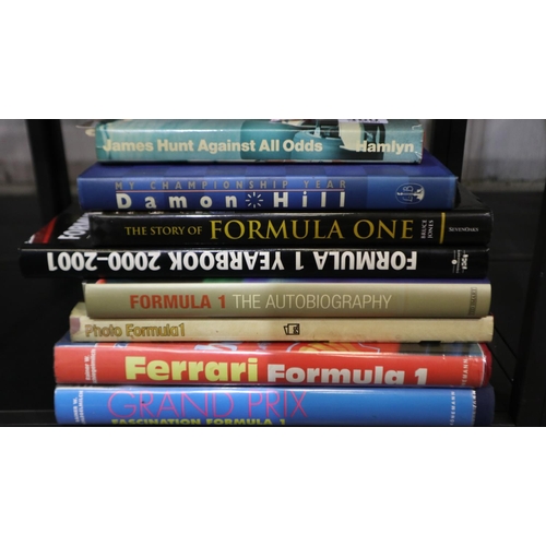 460 - Formula one hardback books and other racing car yearbooks. UK P&P Group 3 (£30+VAT for the first lot... 
