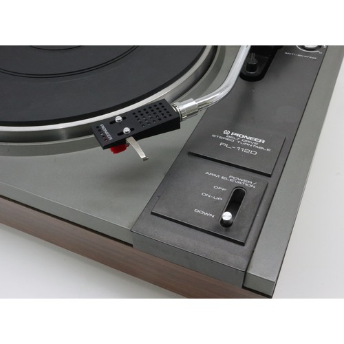 471 - Pioneer PL112D turntable with all new belt, AT91 stylus, phono cables and preamp. All electrical ite... 