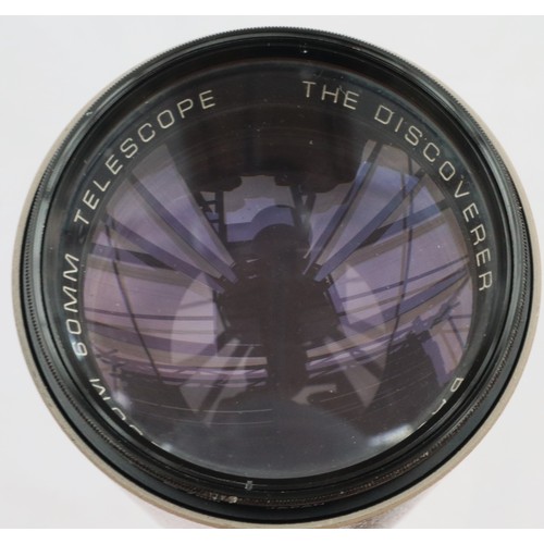 465A - Bausch & Lomb 15x to 60x 60mm zoom telescope with camera adaptor, tripod and leather case. Not avail... 