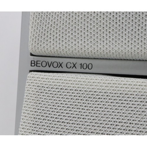 472 - Pair of B&O Beovox CX100 speakers, refoamed. Not available for in-house P&P