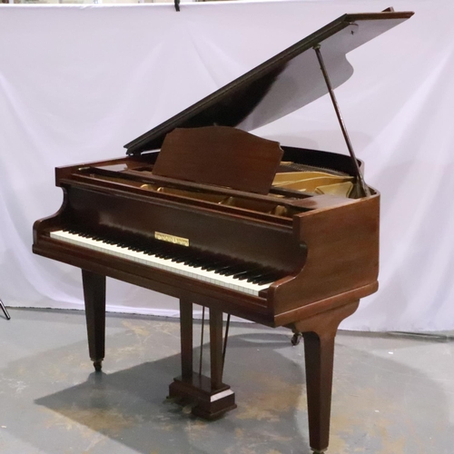 431A - Monington & Weston baby grand piano. Not available for in-house P&P