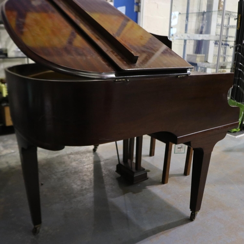 431A - Monington & Weston baby grand piano. Not available for in-house P&P