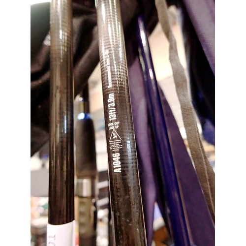 1716B - Frantic Extreme twin top 11' rod with a Concept 13' waggler rod. UK P&P Group 2 (£20+VAT for the fir... 