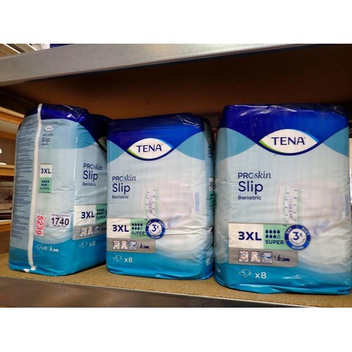 1739 - Three packs of 3XL Tena pads. Not available for in-house P&P