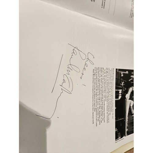 1101 - Signed Paul McCartney score with Liverpool Philharmonic. UK P&P Group 2 (£20+VAT for the first lot a... 