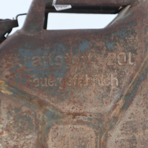 2056 - Waffen SS Jerry can, found in a flea market the Czech Republic, “Nafta” (Czech 