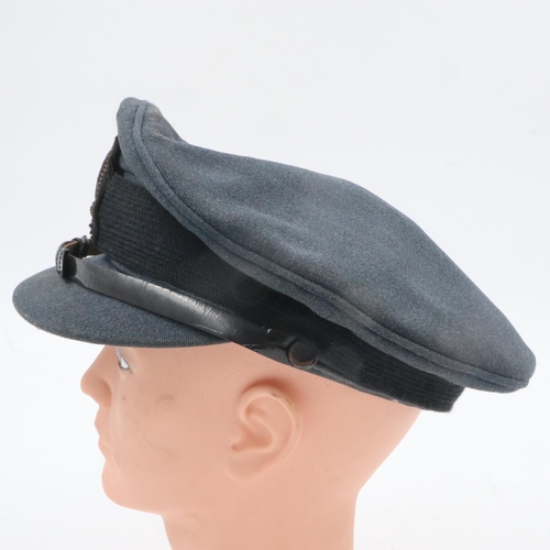 2079 - WWI British RAF officers cap with Polish Airforce officers bullion badge. UK P&P Group 2 (£20+VAT fo... 