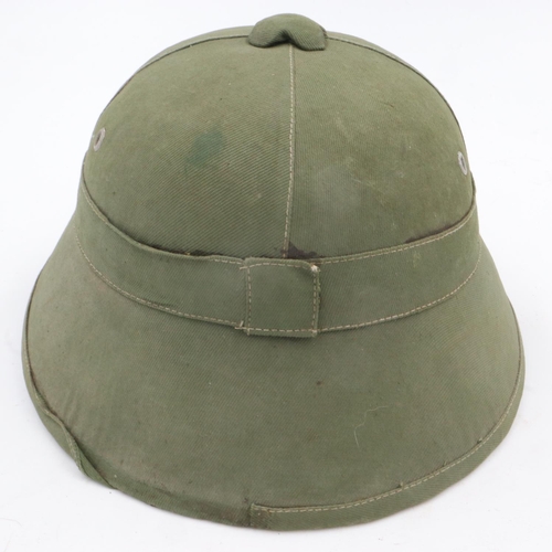 2089 - Scarce Indo-China period Vietnamese Viet-Minh Helmet circa 1950’s. These are a slightly different sh... 