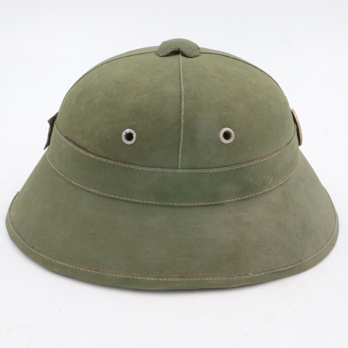 2089 - Scarce Indo-China period Vietnamese Viet-Minh Helmet circa 1950’s. These are a slightly different sh... 