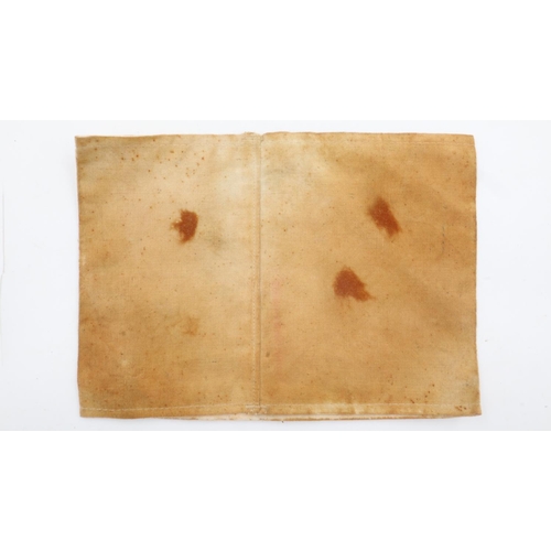 2113 - WWII German Red Cross armband from the Hospital Ship MV Wilhelm Gustloff. UK P&P Group 1 (£16+VAT fo... 