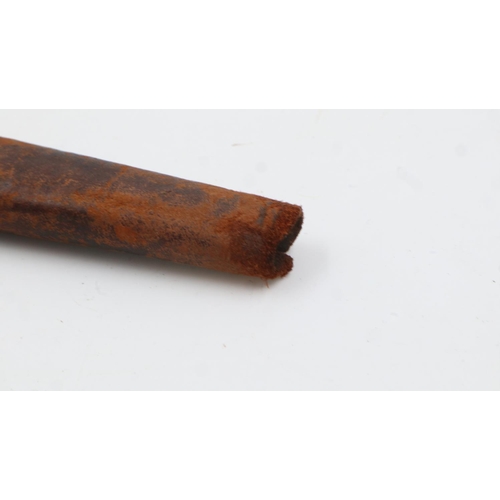 2126 - A Hembrug Dutch 1895 pattern bayonet with leather scabbard. UK P&P Group 2 (£20+VAT for the first lo... 