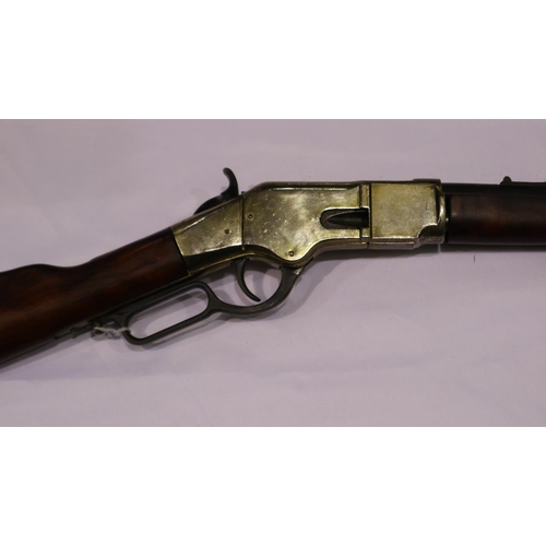 2136 - Replica under-lever carbine. UK P&P Group 3 (£30+VAT for the first lot and £8+VAT for subsequent lot... 