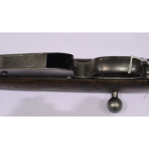 2138 - An Austrian Mannlicher M1886 obsolete calibre 11mm bolt-action rifle, bearing Chilean registration m... 