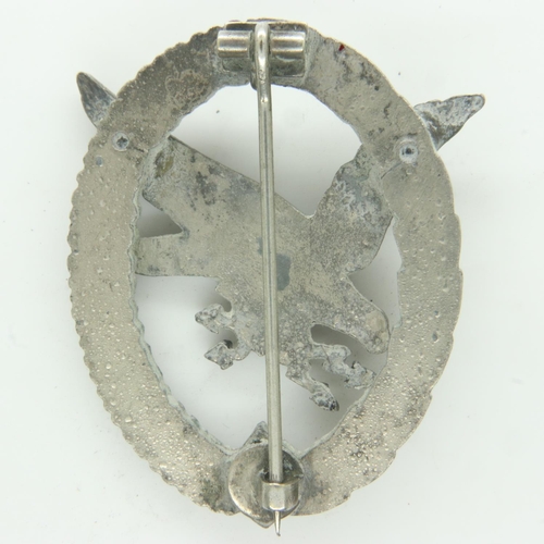 2157 - WWII German Luftwaffe Air Gunner & Flight Engineers Badge, un-marked. UK P&P Group 0 (£6+VAT for the... 