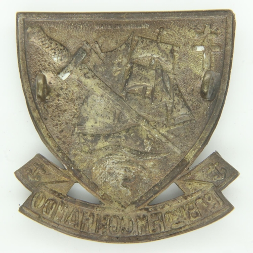 2175 - WWII Free French 1st Commando Battalion cap badge, made in England. UK P&P Group 0 (£6+VAT for the f... 