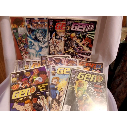 1006 - Comics: Thirty mixed Wildstorm comics. UK P&P Group 2 (£20+VAT for the first lot and £4+VAT for subs... 