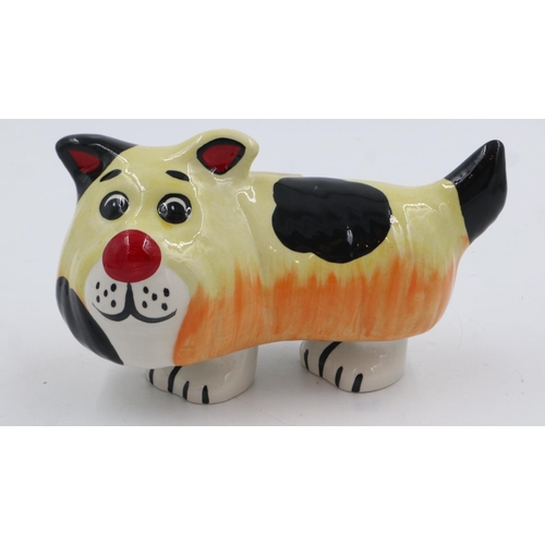 157 - Lorna Bailey dog, Doodle 1/1, H: 13 cm. UK P&P Group 1 (£16+VAT for the first lot and £2+VAT for sub... 