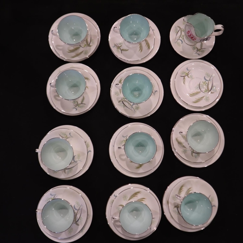 193 - Royal Albert 34 piece tea service in the Festival pattern, no chips or cracks. Not available for in-... 